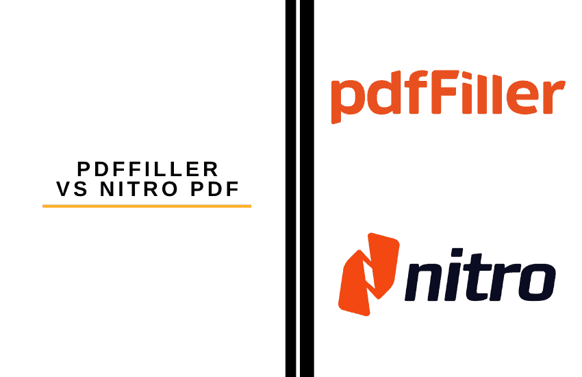 pdf filler vs Nitro Pdf